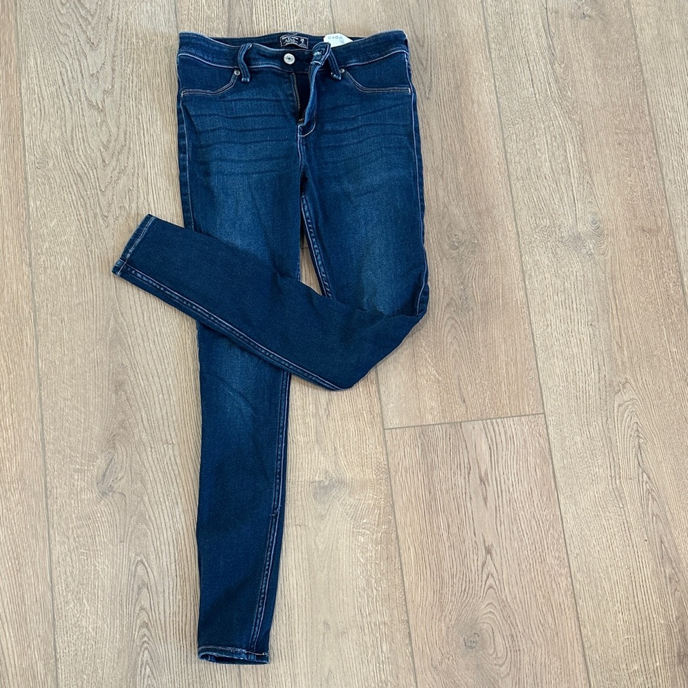 Abercrombie & Fitch Dark Indigo Skinny Jeans